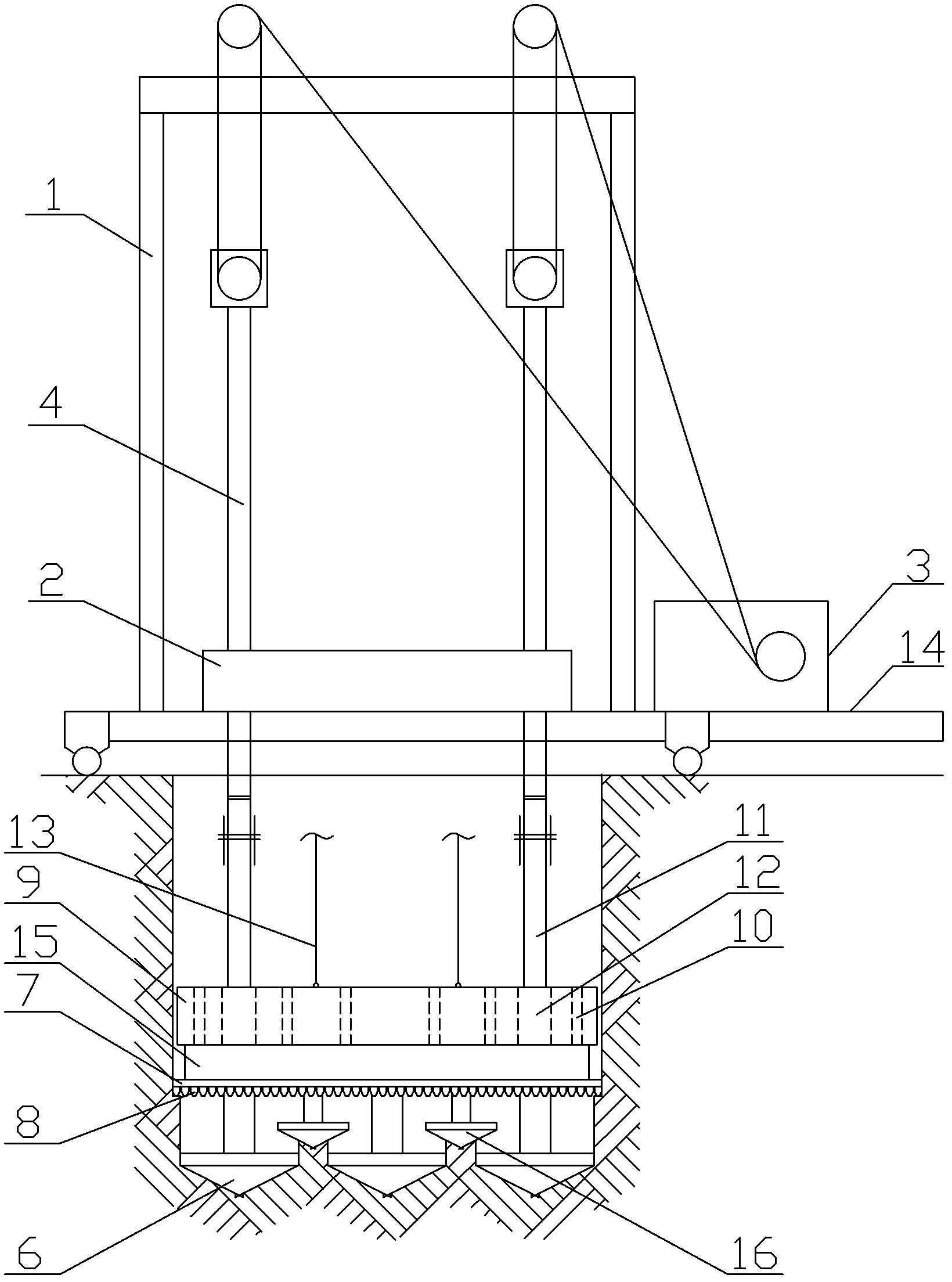 Multi-bit convolution punching/tamping engineering groover