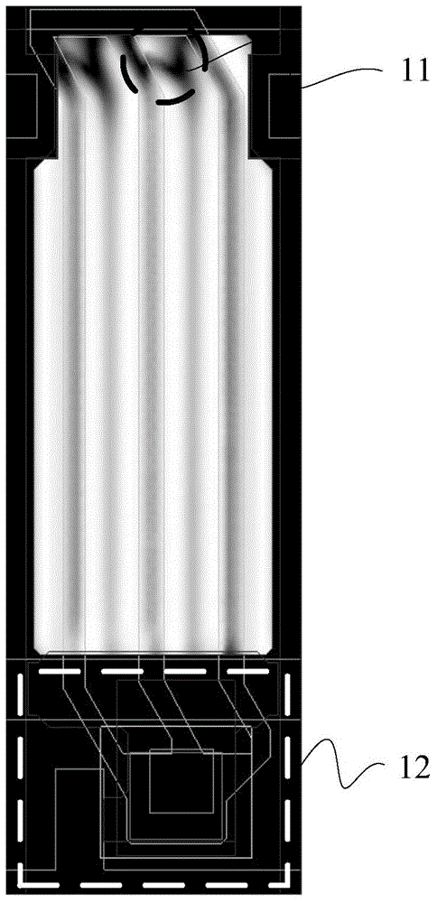 Pixel unit structure, array substrate structure and liquid crystal display device