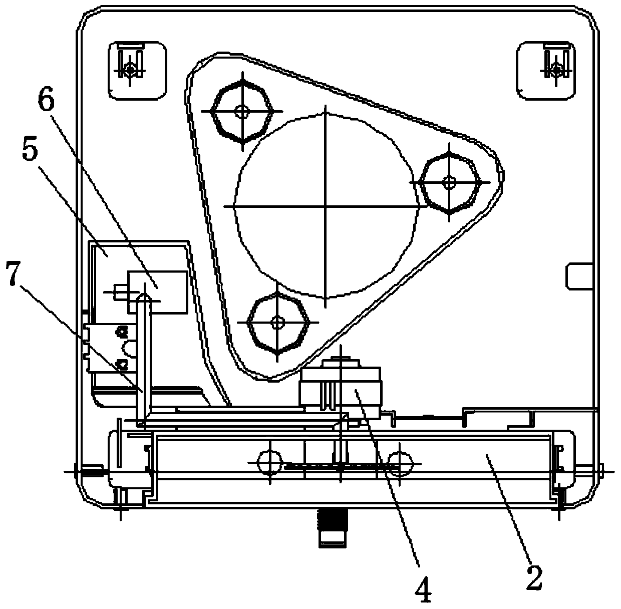 A water receiving structure and a water fetching device having the same