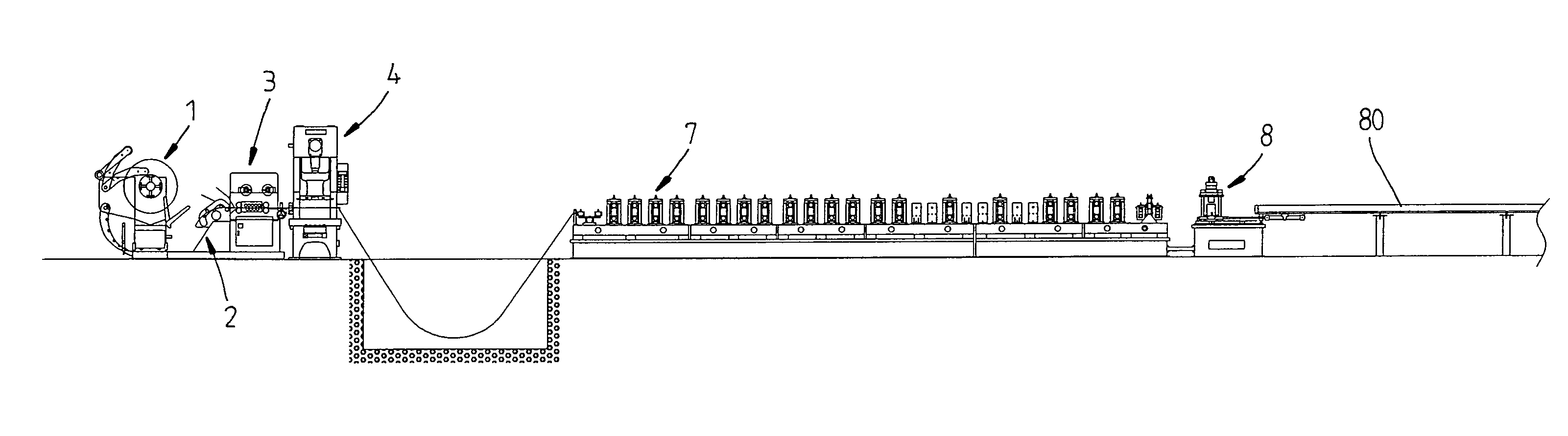 Main beam fabrication procedure and system for making a main beam for warehouse framework