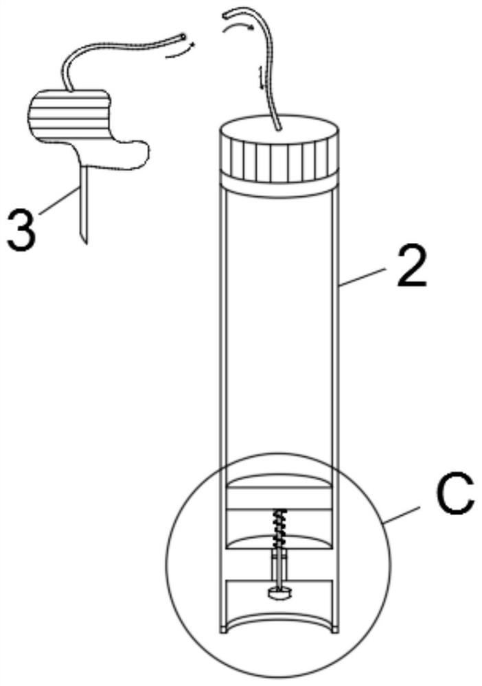 Hepatopathy department examination device with blood coagulation function