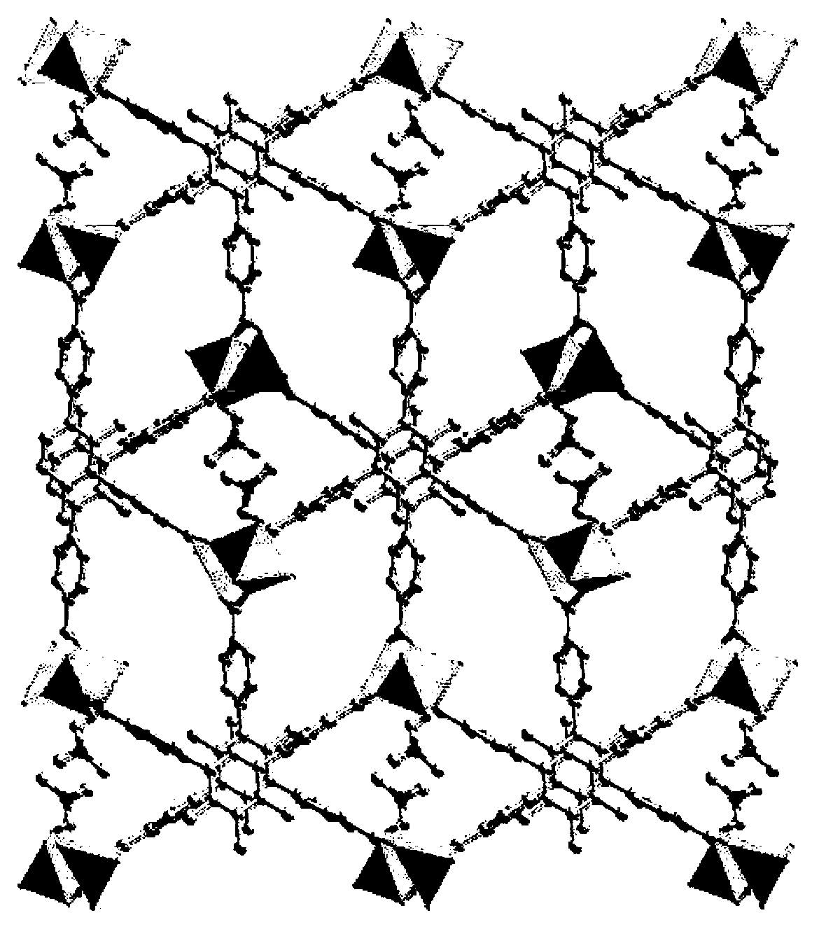 Cobalt (II) metal organic framework material and application thereof in electrocatalytic hydrogen evolution