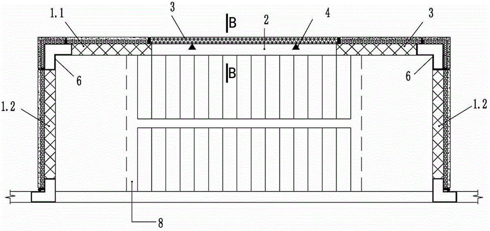 Assembly type concrete stairwell external wall structure and construction method thereof