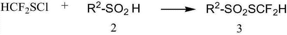 Preparation method for difluoromethyl-substituted sulfoaryl sulfonate