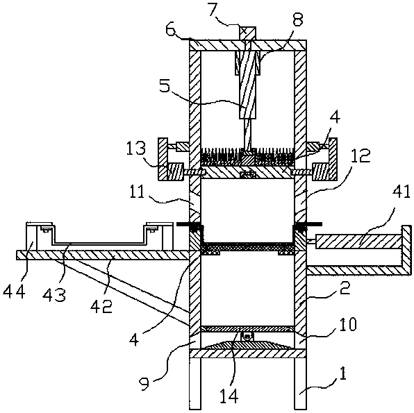 Oil refining mechanism capable of achieving integrated exclusion of residua