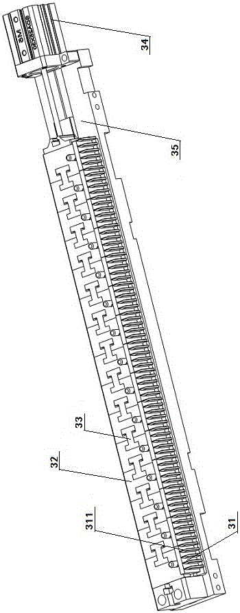 A heat pipe positioning auxiliary component in radiator core assembly