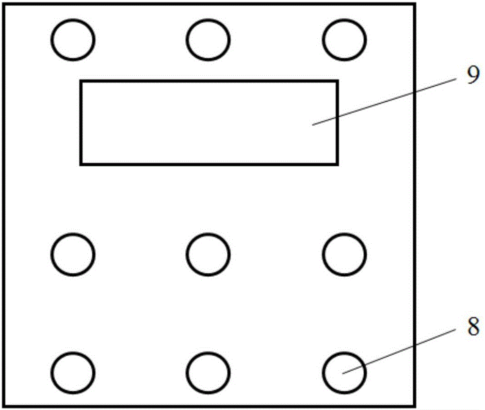 Pull-out test device for bond-slip hysteretic behavior testing of stiffening rib