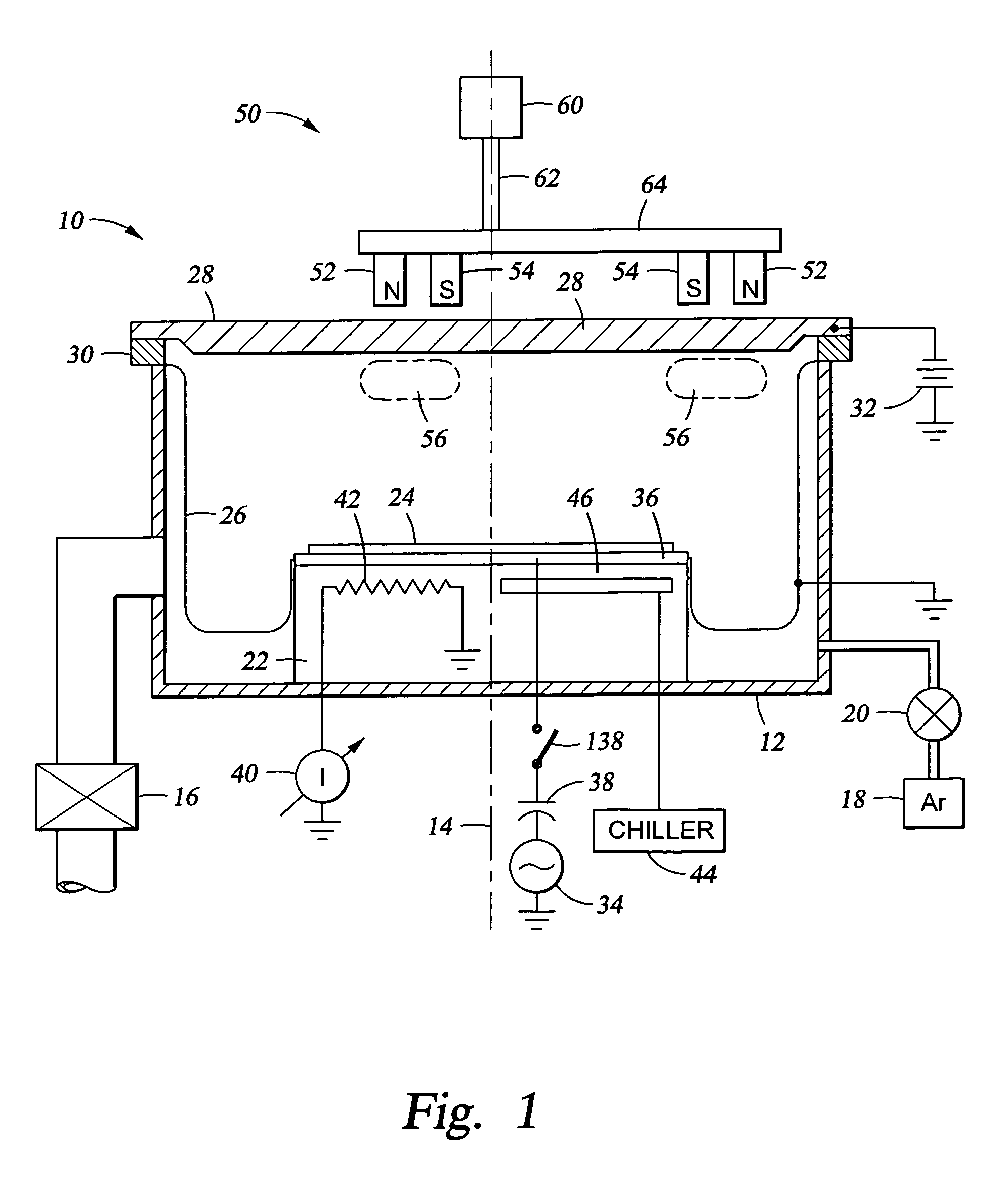 Aluminum sputtering while biasing wafer