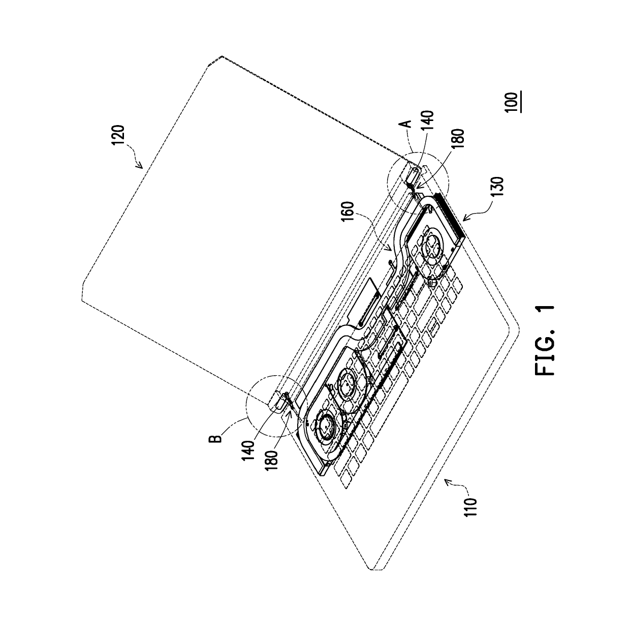 Electronic device with improved heat dissipation capability