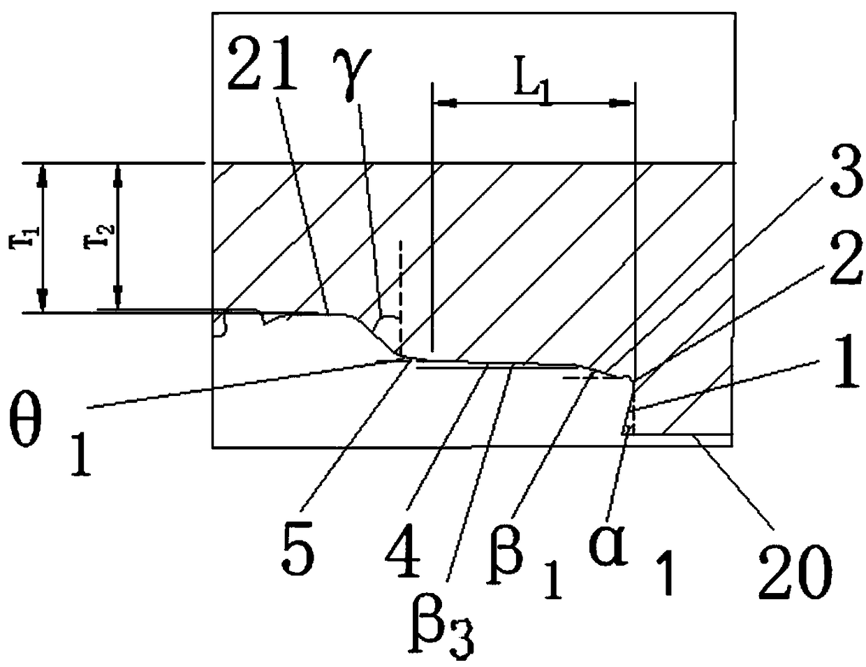 Special threaded buckle connector