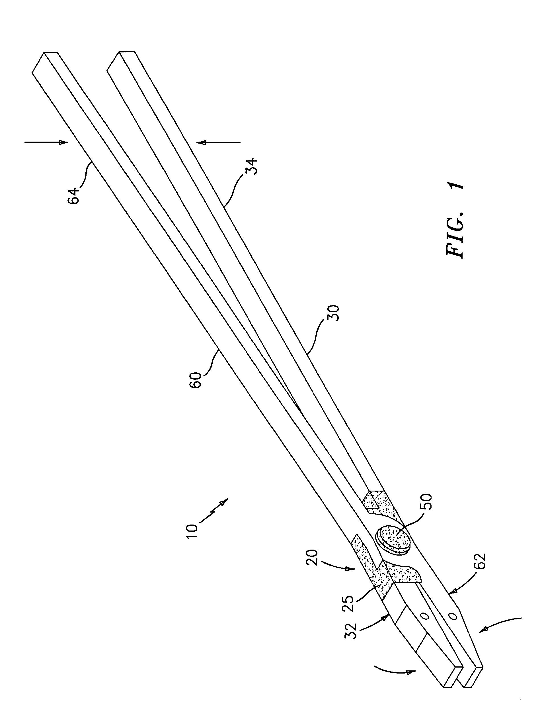 Molded insulating hinge for bipolar instruments