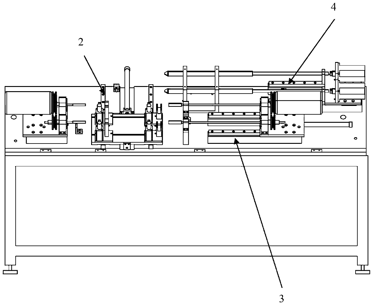 Machine tool for deburring inner holes of shaft parts and deburring process for inner holes of shaft parts