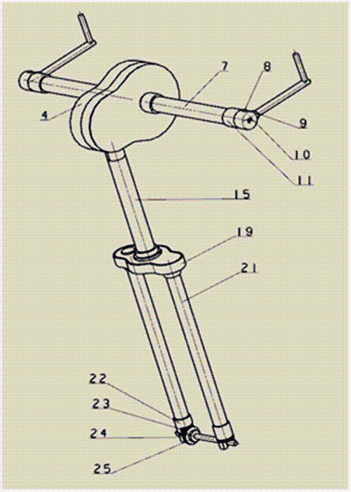 Foot-stepping and hand-cranking double-driving bicycle