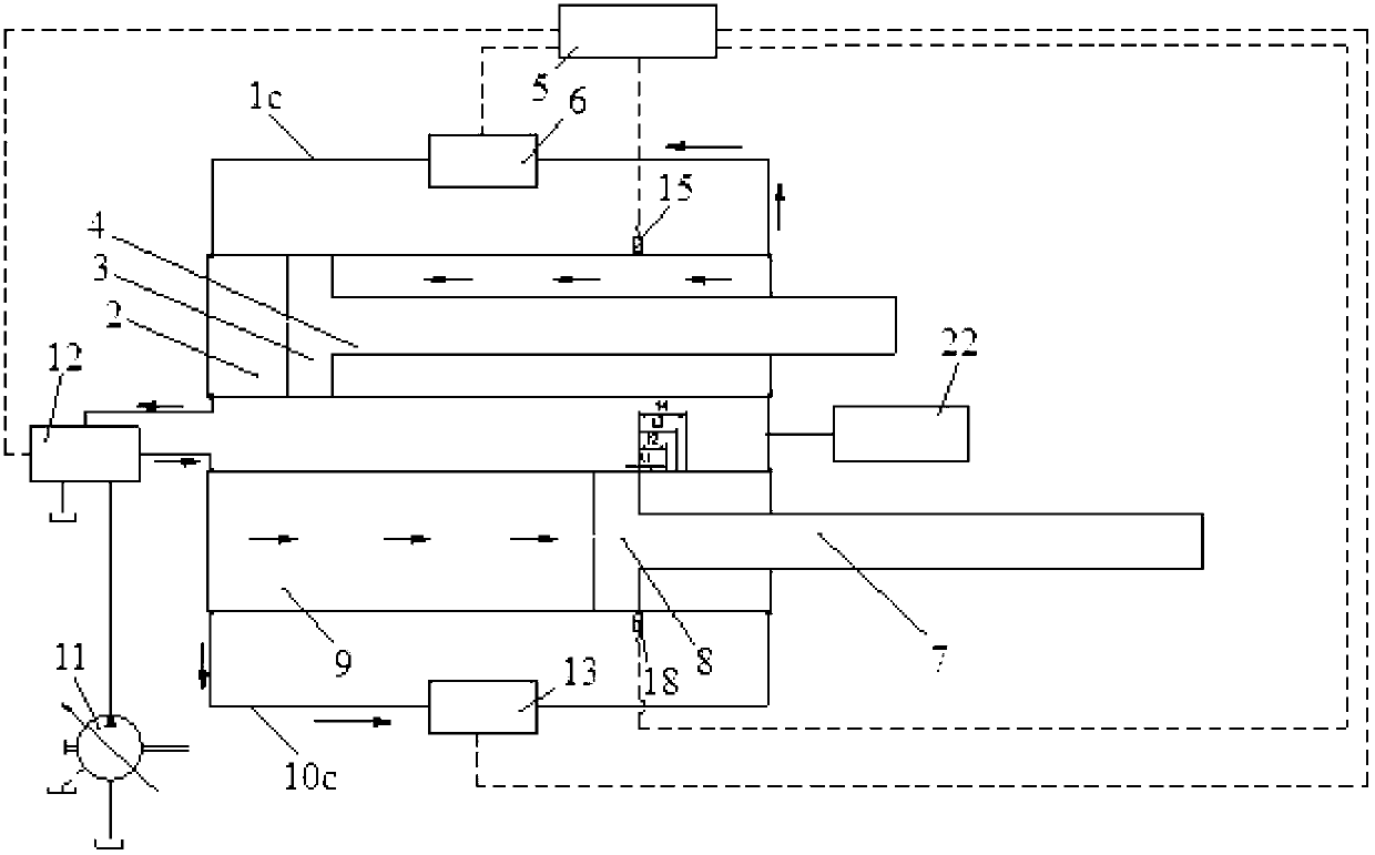 Double-cylinder pumping device hydraulic oil displacement control method, double-cylinder pumping device and equipment