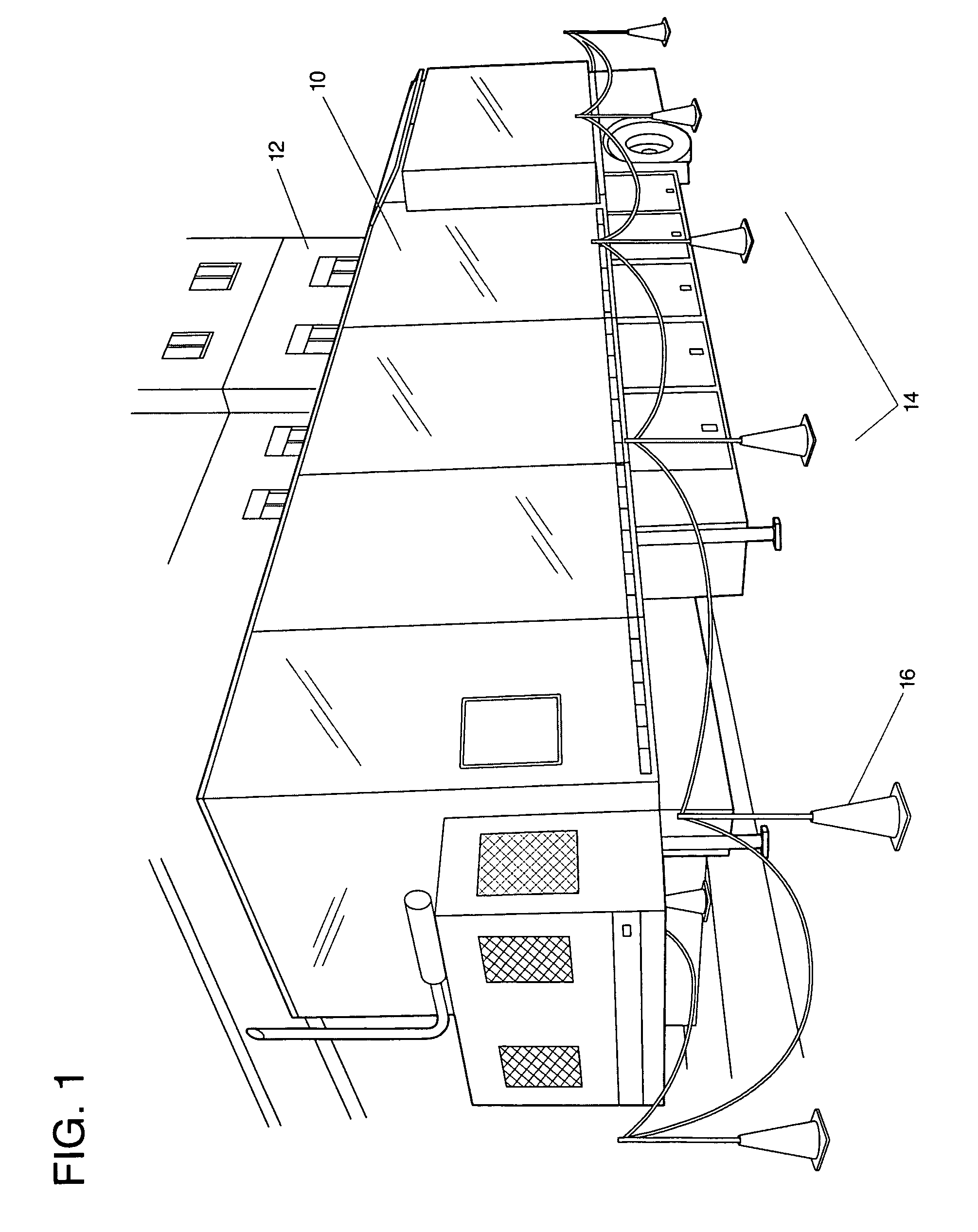 Pre-engineered building for an integral mobile imaging unit