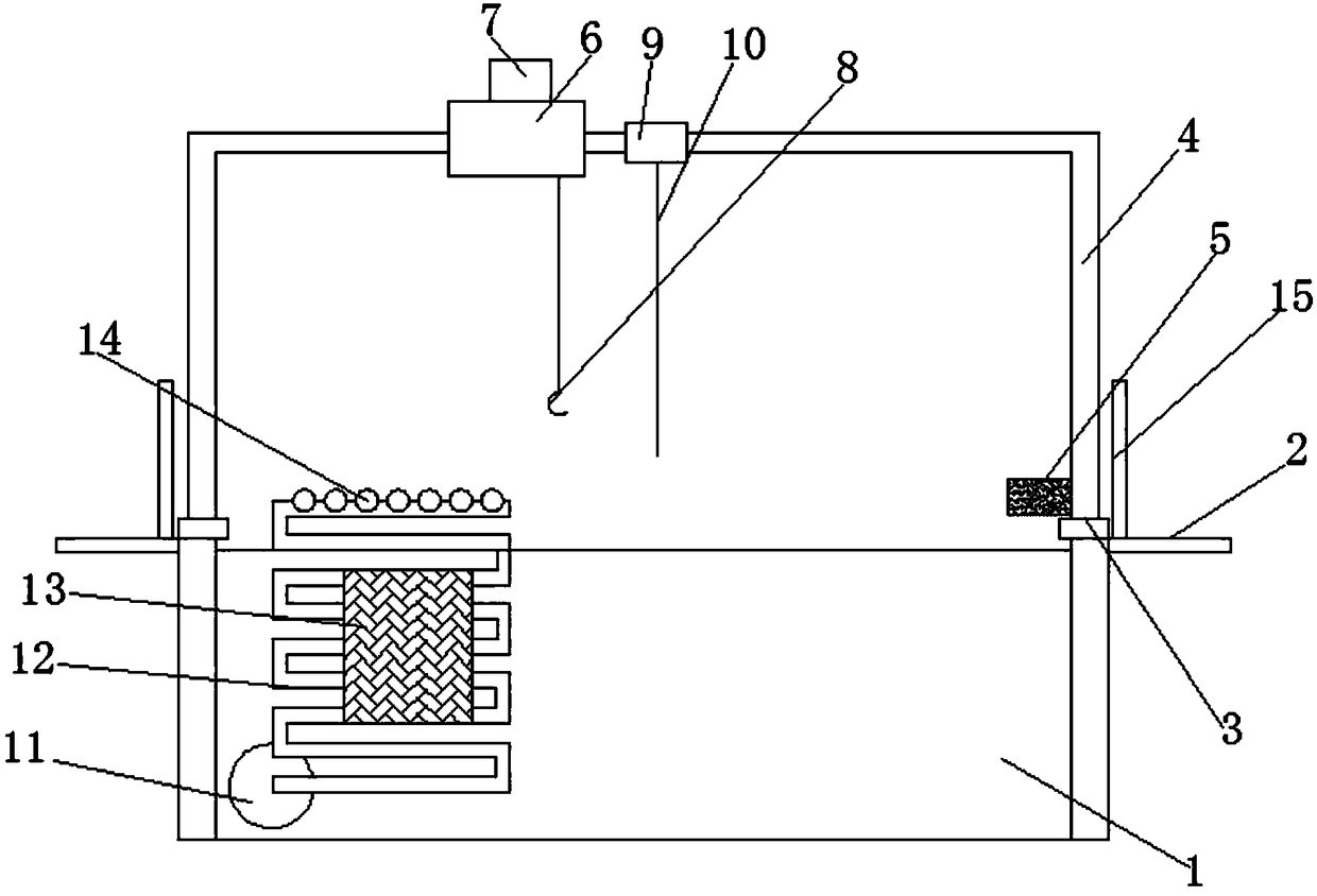 Cooling device for large-scale pump head body forged piece