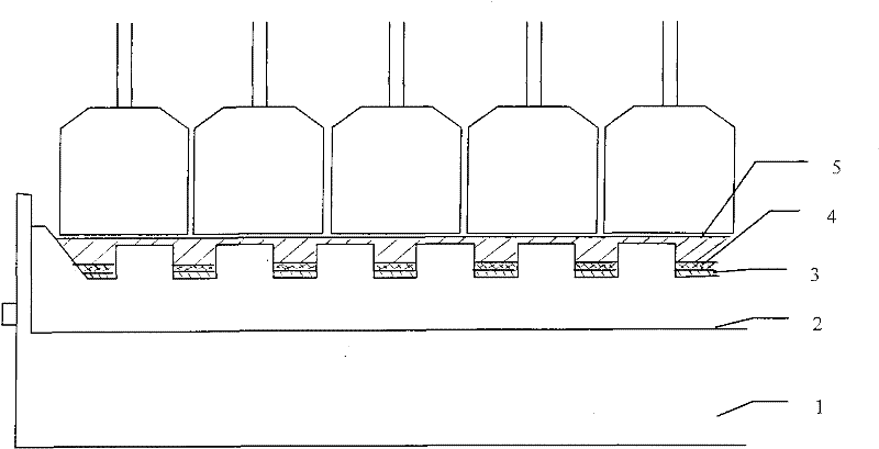 Method for baking coke particles for specially-shaped cathode aluminum electrolytic tank