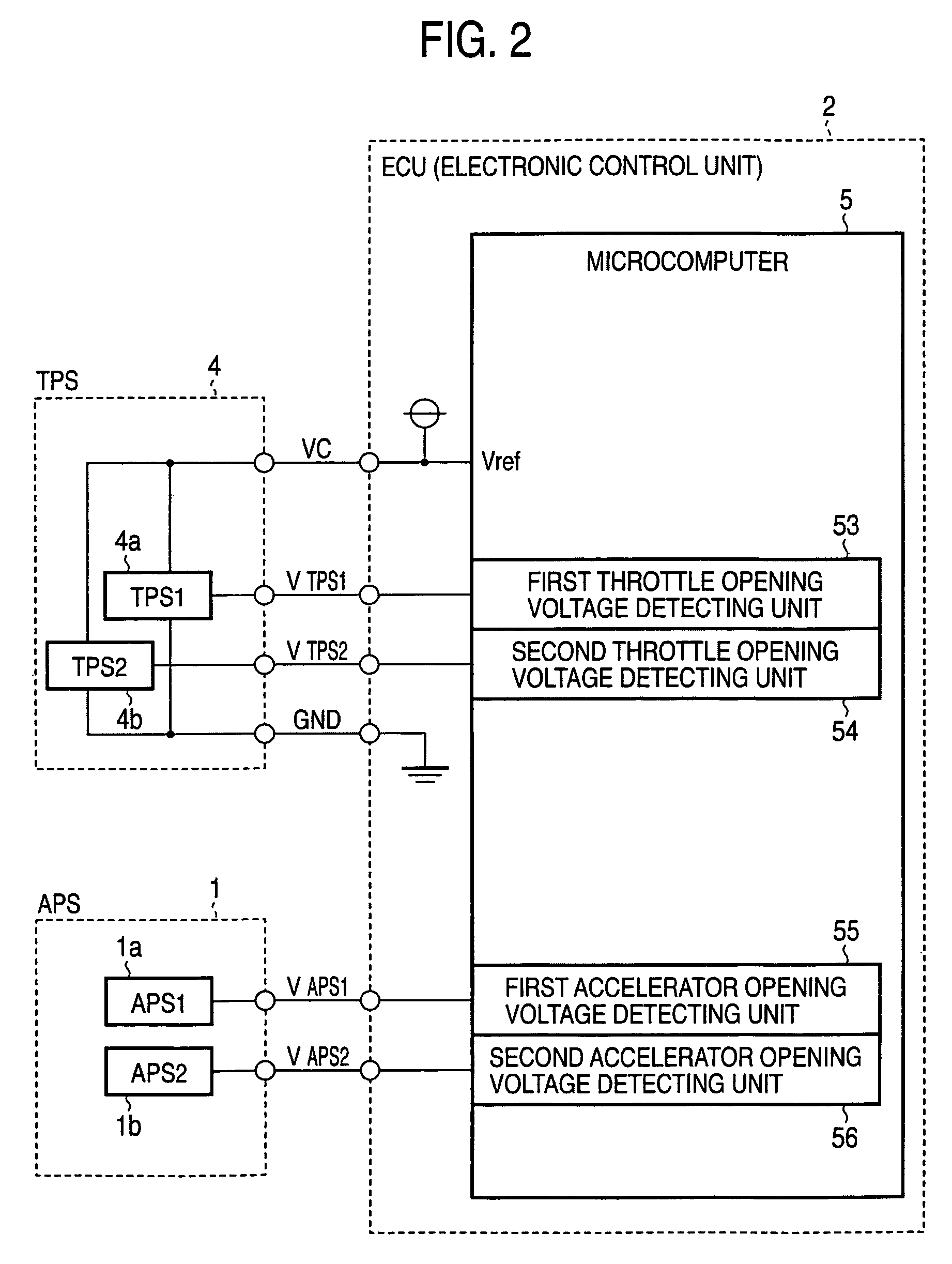 Sensor abnormality detecting method and electronic throttle control apparatus