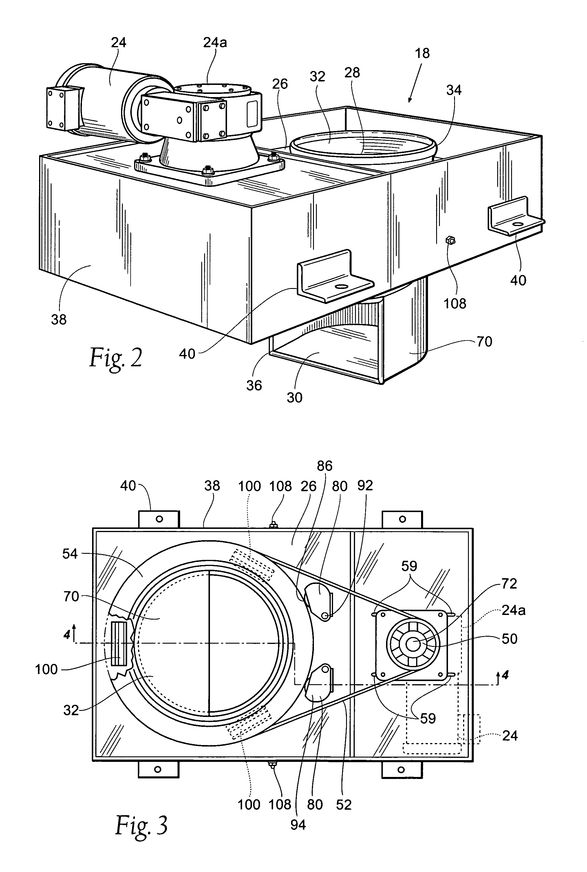 Rotating feed distributor