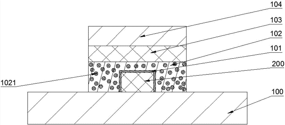 Thermal insulating layer reflection type quantum dot LED encapsulation device and lamp