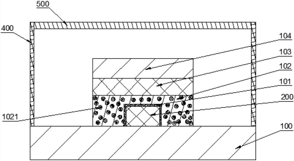 Thermal insulating layer reflection type quantum dot LED encapsulation device and lamp