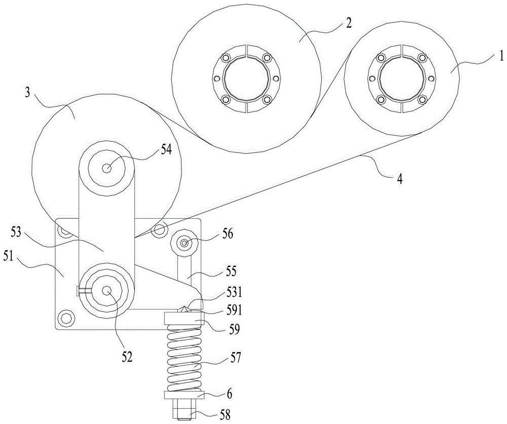 Mill roller transmission mechanism, mill