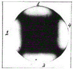 An infrared optical material stress testing device and testing method thereof