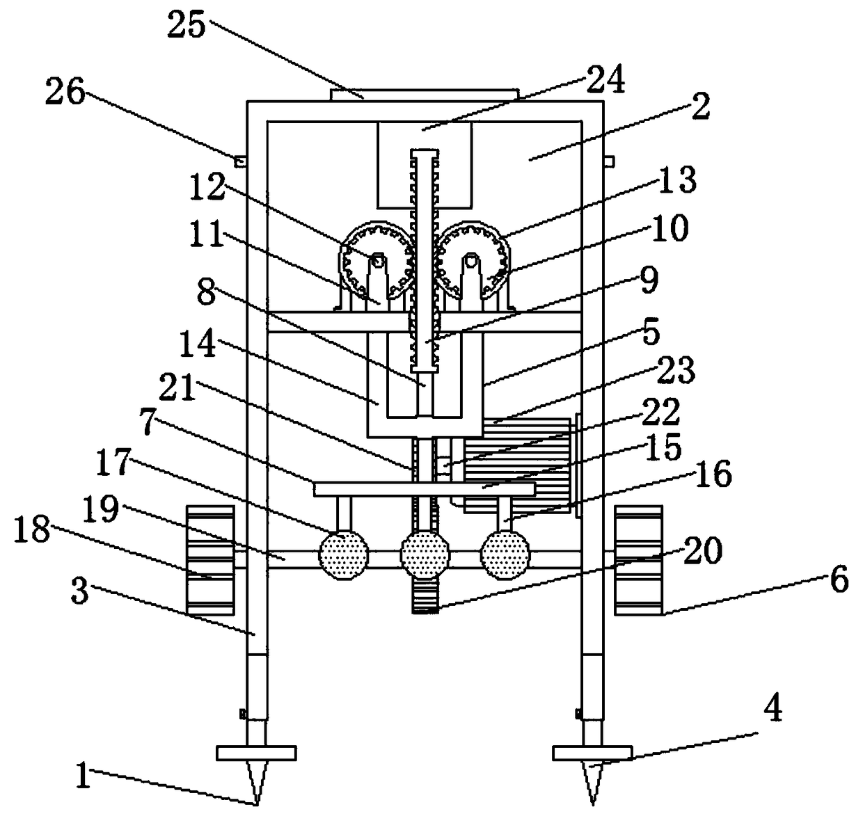 Shore-type wave energy generating device