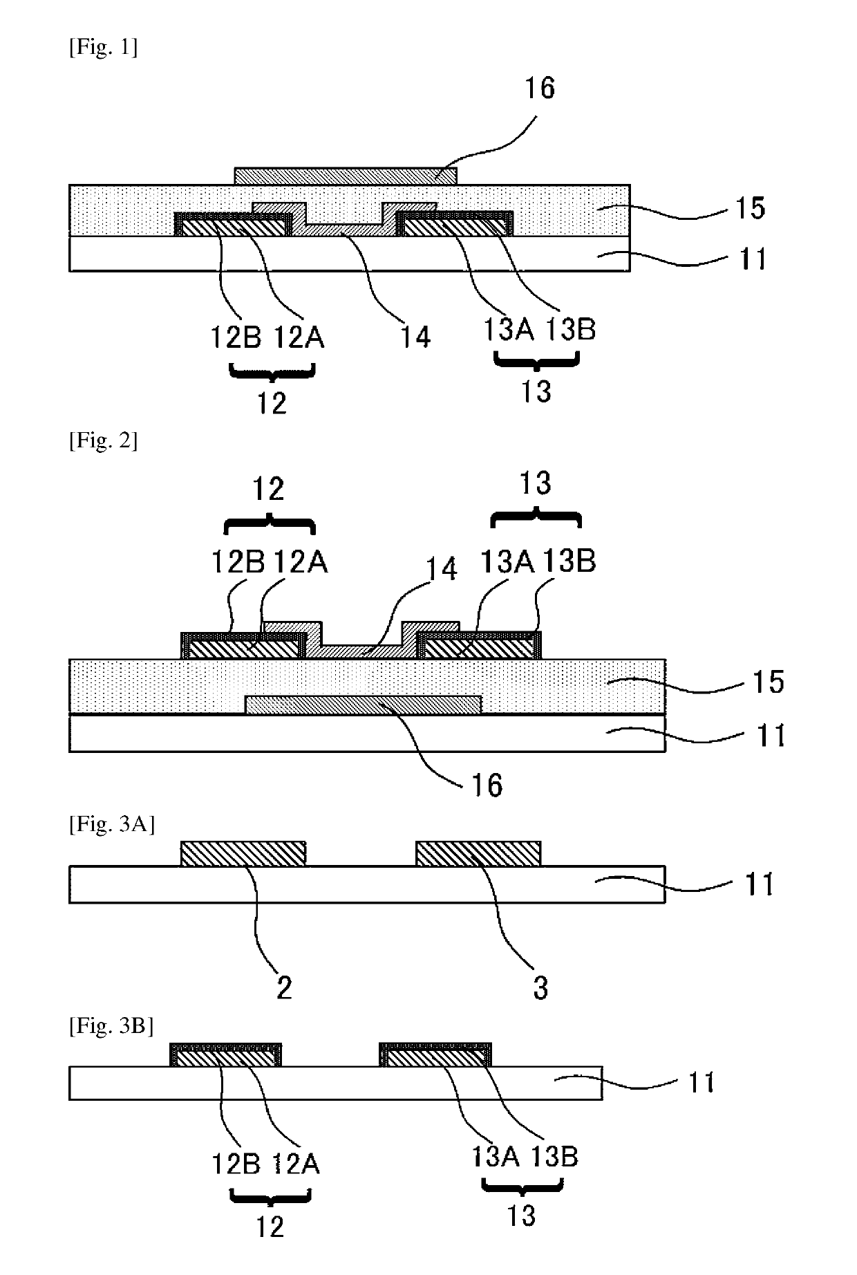 Field-effect transistor, method for producing the same, display element, image display device, and system