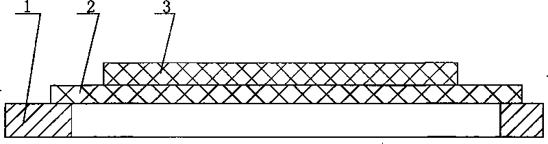 Nonmetallic vibration film multilayer piezoelectric speaker