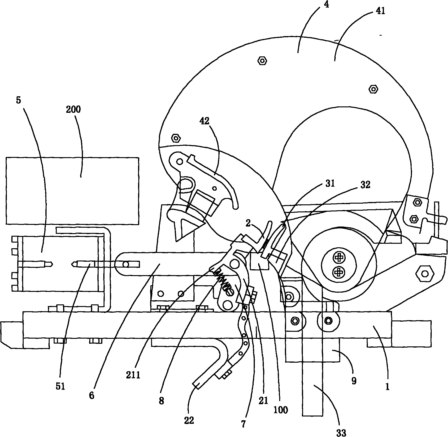 Permanent magnet opening and closing type DC intelligent circuit breaker