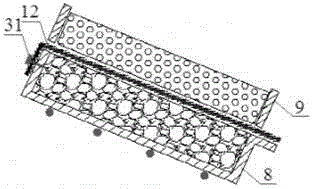 Multifunctional tilt table device used for testing interfacial shear strength characteristics of geotechnical synthetic material