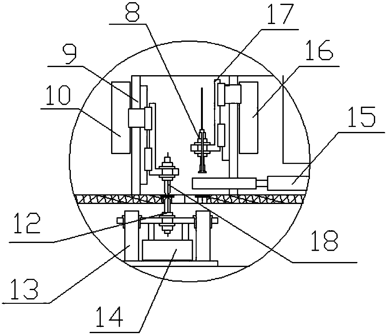 Automatic detection machine for production of button batteries and capacitors