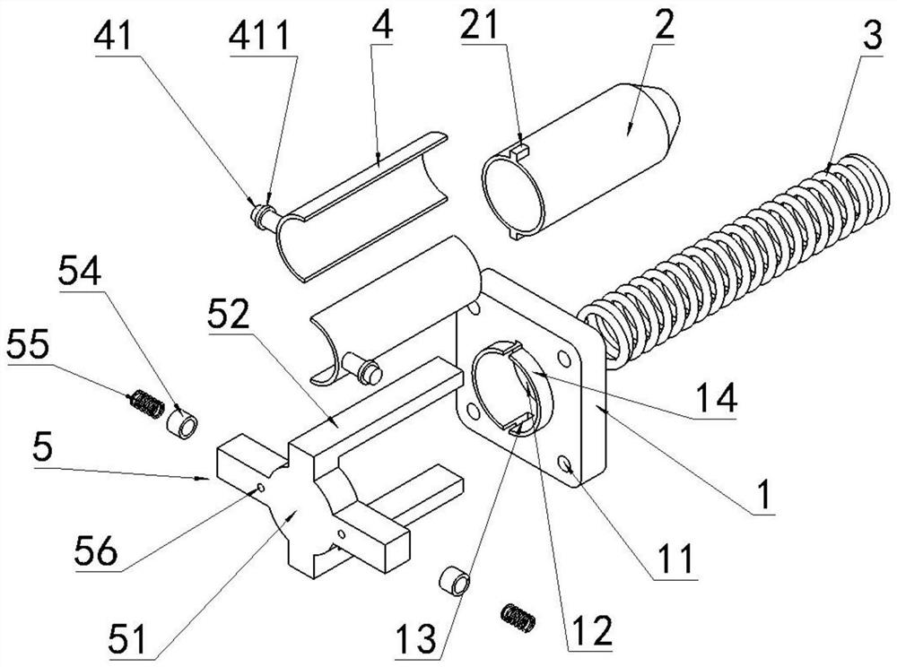 Electromagnetic-triggered pressing and releasing device and using method