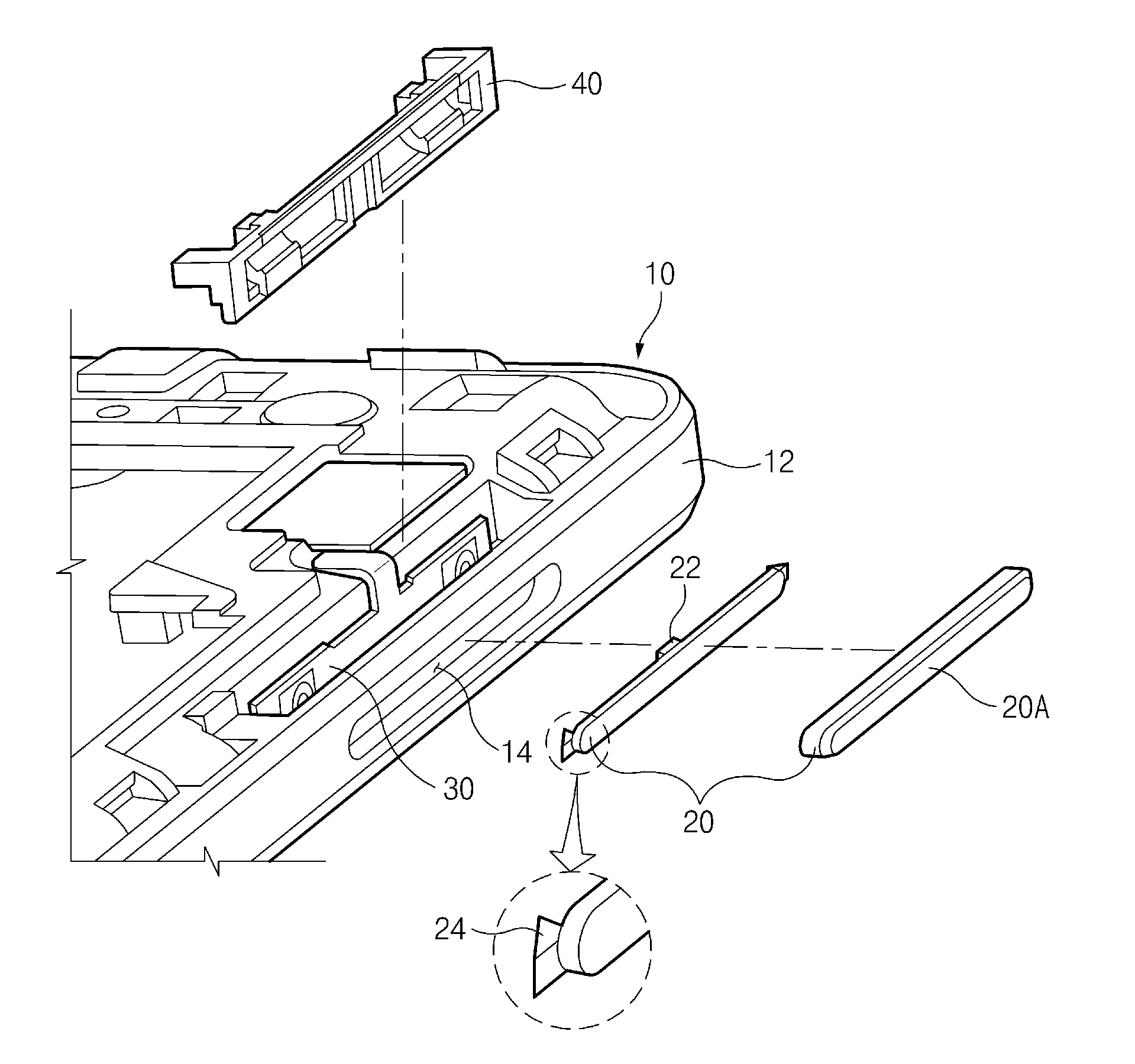 Input button assembly