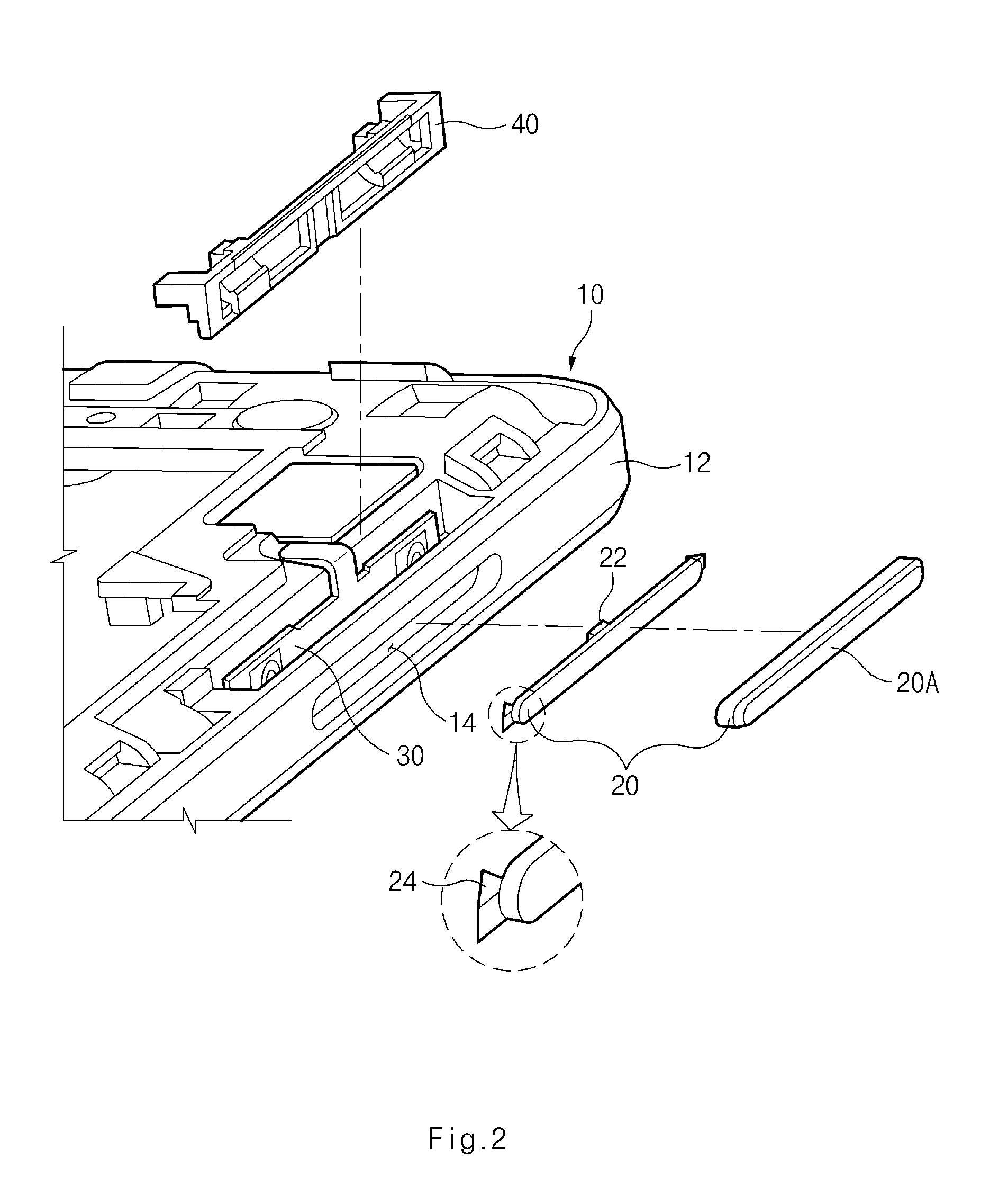 Input button assembly