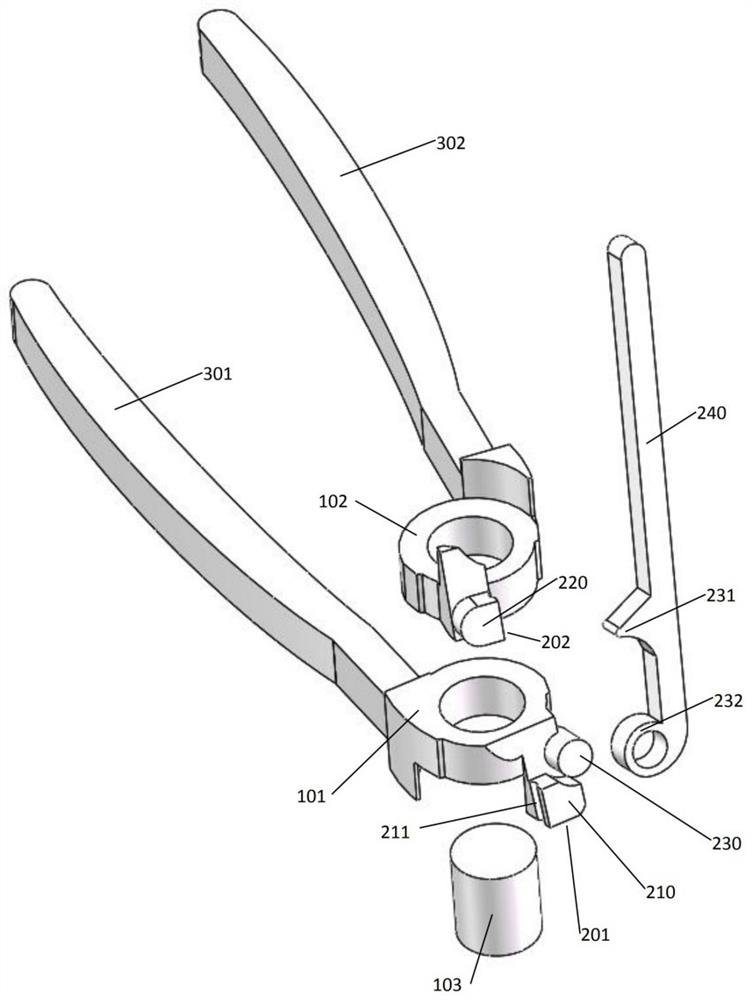 Kirschner wire operating forceps