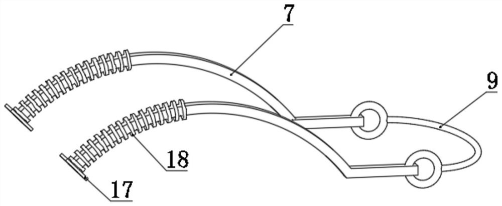 Head and neck tumor postoperative rehabilitation nursing device