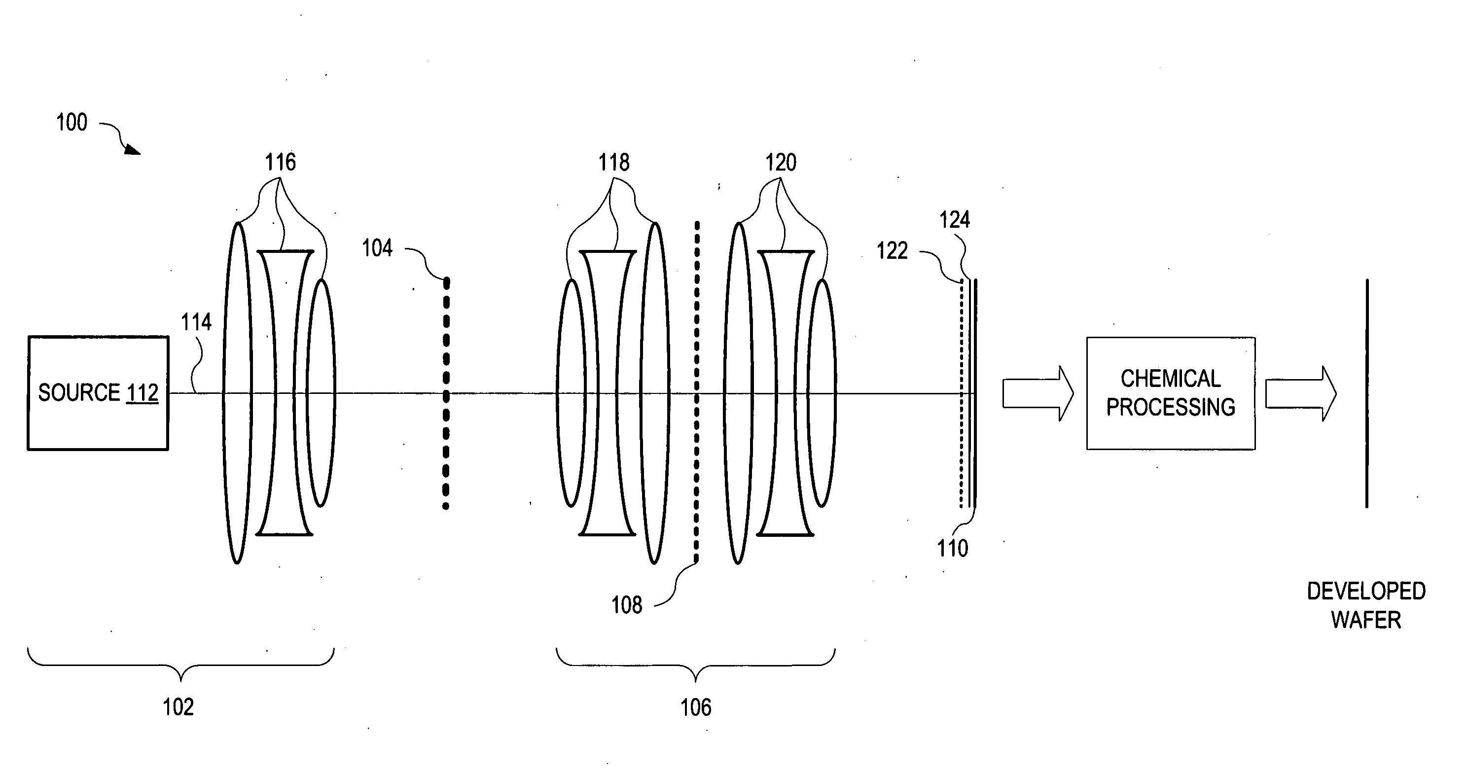 Lithographic systems and methods with extended depth of focus