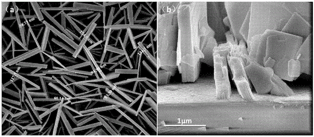 Perovskite nanosheet array-based humidity sensor and production method thereof