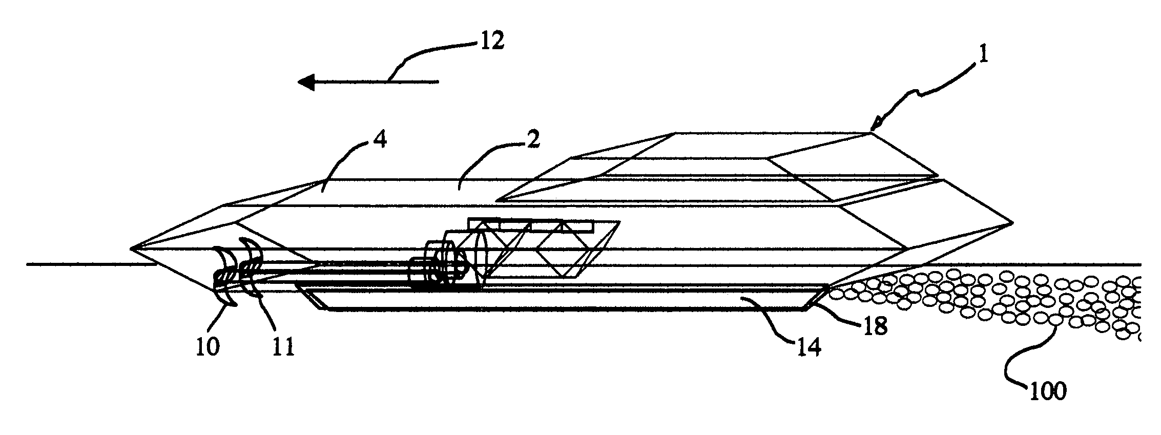 Bow mounted vessel propulsion system