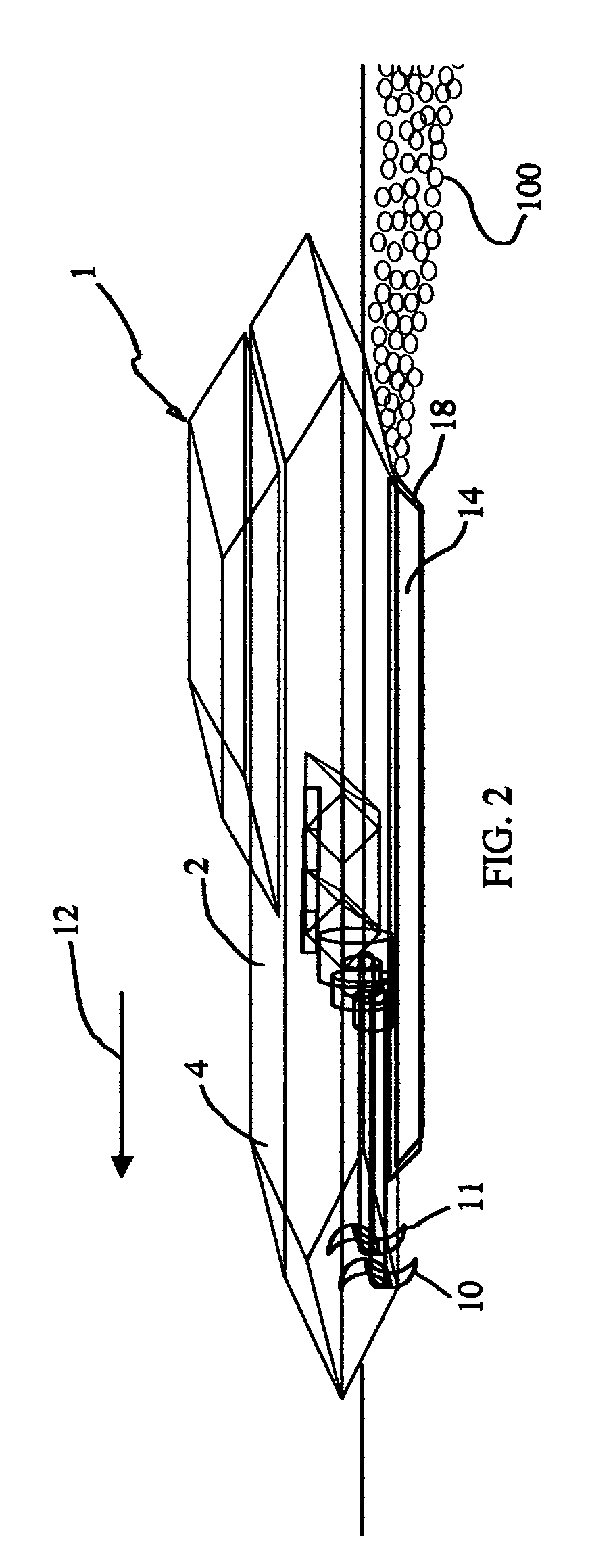 Bow mounted vessel propulsion system