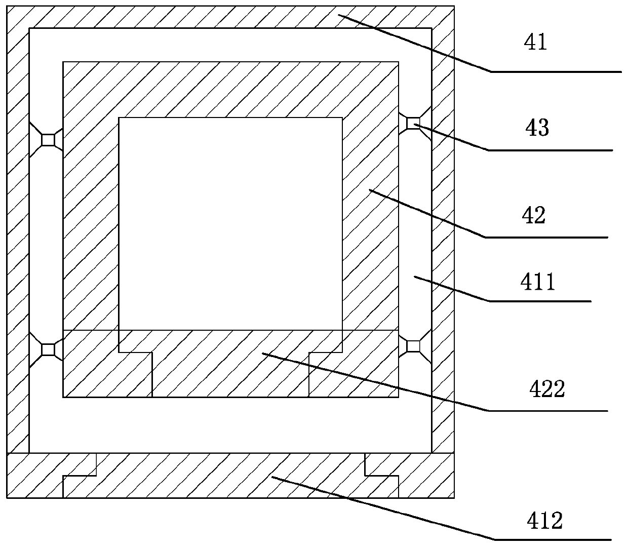 A kind of sound-proof sound box and the test device using the sound-proof sound box and its test method