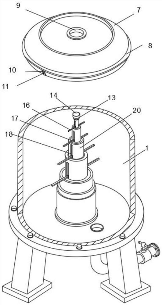 Chemical material anti-corrosion agent storage tank