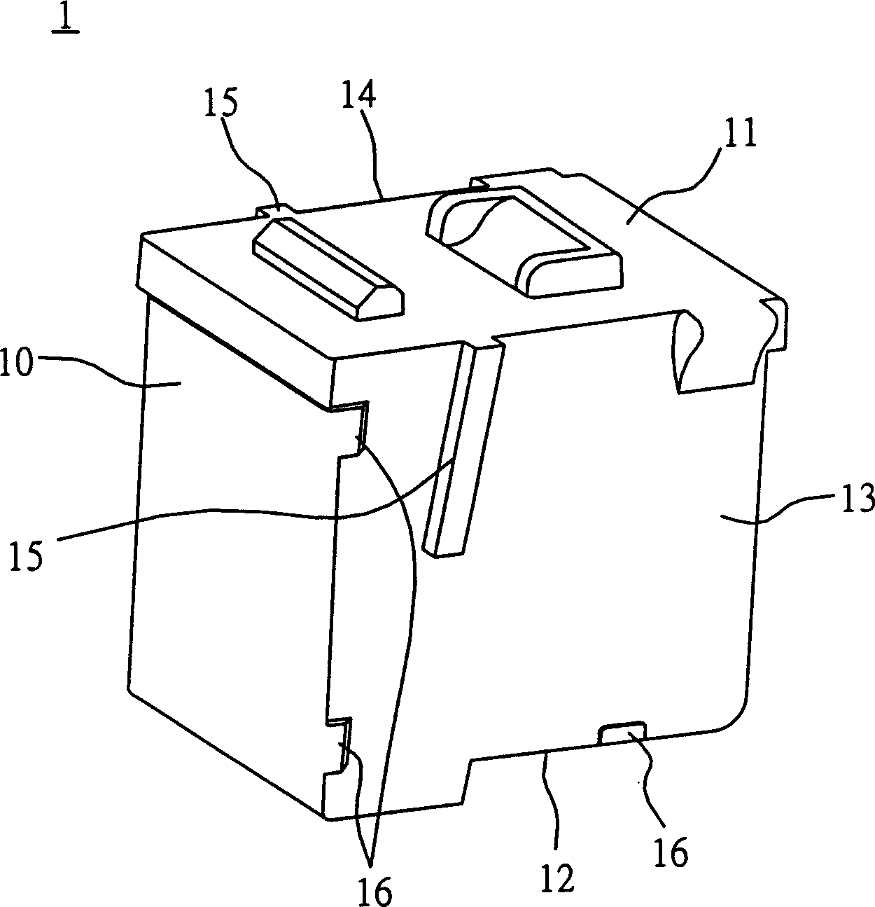 Printing mechanism, its ink box and bearing seat