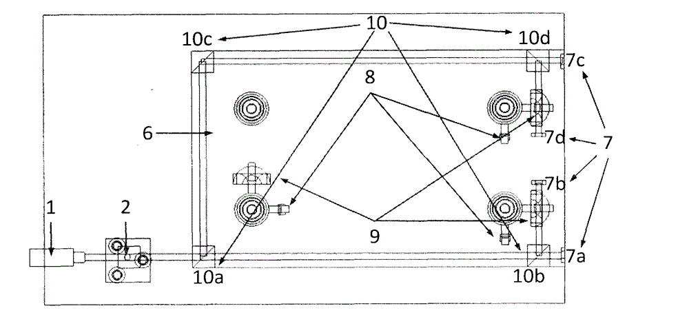 Magnetic levitation vibration isolation platform based on air spring aero position standard and auto-collimation measurement