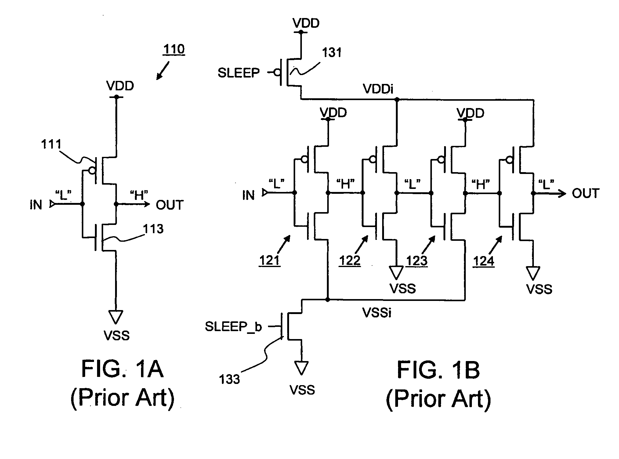 Semiconductor integrated circuit having current leakage reduction scheme