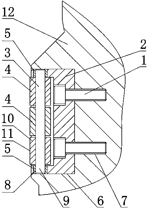 Device for correcting well wall and enhancing drill gauge protection effect through rolling