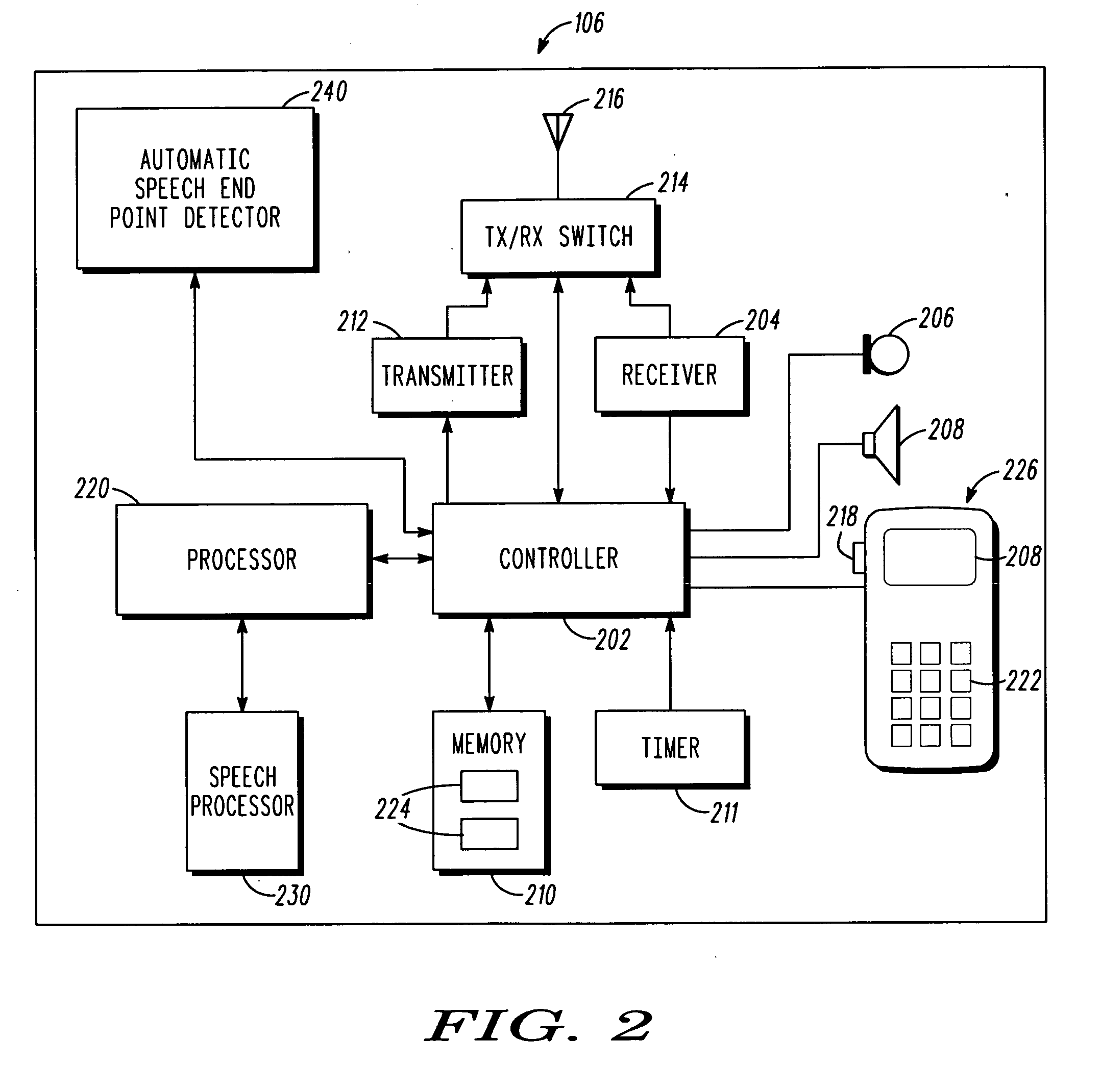 Device and method for determining a user-desired mode of inputting speech