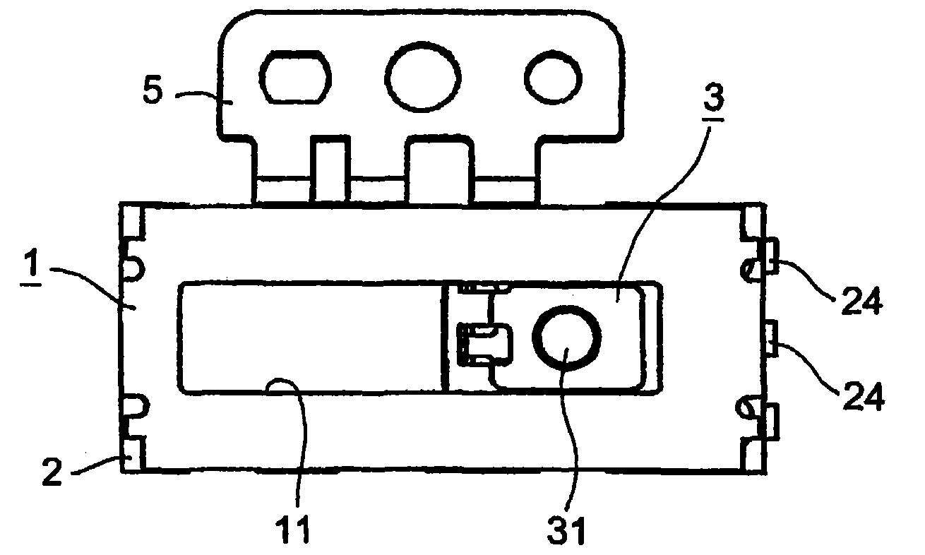 Sliding operation type variable resistor